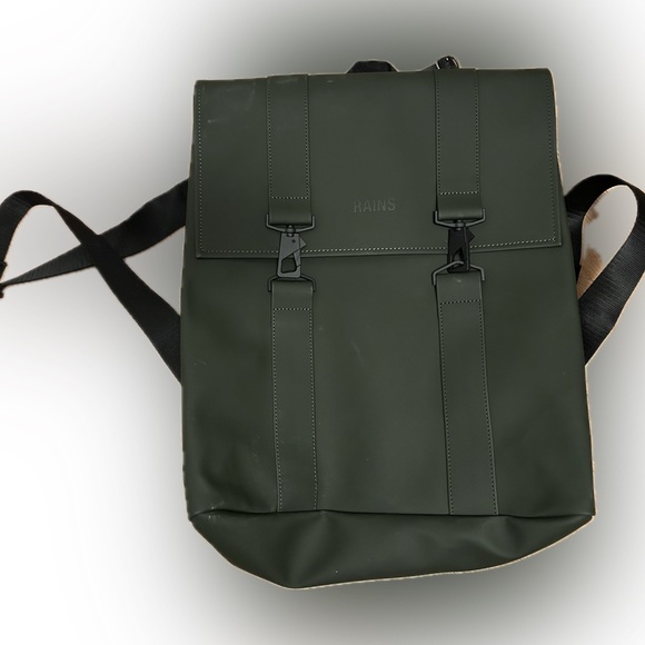 Rains MSN Backpack in green BRAND NEW - Picture 5 of 7